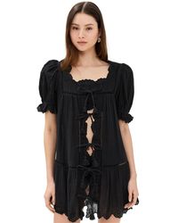 Sea - Mae Short Sleeve Coverup Dress - Lyst