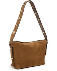 Madewell - Suede Sun Stud Shoulder Bag - Lyst