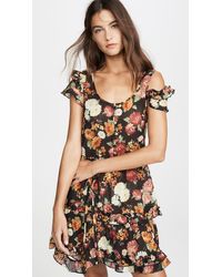 R13 Deconstructed Babydoll Dress - Black