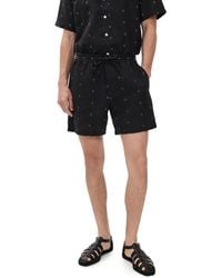 Rag & Bone - Marc Embroidered Shorts 6.25 - Lyst