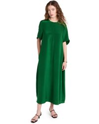 Tibi - Ply Silk T-shirt Dress - Lyst