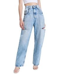 Maison Margiela - Denim Jeans With Slash Details - Lyst