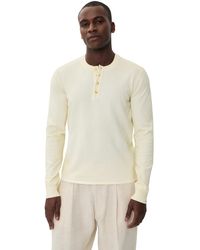 Rag & Bone - Washed Supima Henley - Lyst