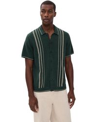 Marine Layer - Barry Sweater Button Down - Lyst