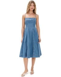 PAIGE - Pippa Midi Dress - Lyst