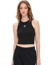 adidas - Essentials Rib Tank - Lyst