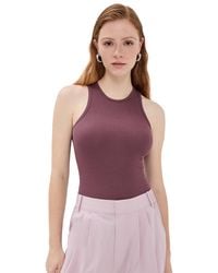 Tibi - Circular Fine Rib T Tank - Lyst