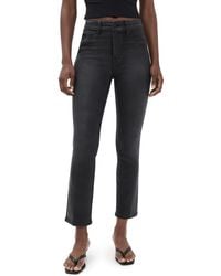 GOOD AMERICAN - Soft Tech Good Legs Straight Coated Jeans - Lyst