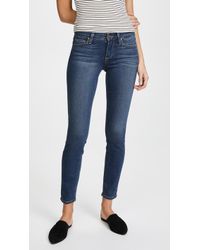PAIGE Transcend Verdugo Ultra Skinny Ankle Jeans - Blue