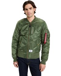 Alpha Industries - Apha Indutrie A-1 Od Bober Fight Jacket Age - Lyst