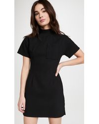 Line & Dot Sophia Mini Dress - Black