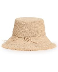 Hat Attack - Packable Raffia Bucket Hat - Lyst
