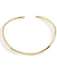 By Adina Eden - Solid Collar Choker Necklace - Lyst