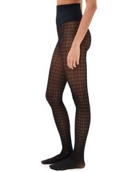 Commando - Houndstooth Sheer Tights - Lyst