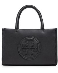 Tory Burch - Ella Mini Faux-leather Tote Bag - Lyst