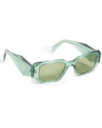 Prada - Pr 17ws Rectangular Sunglasses - Lyst