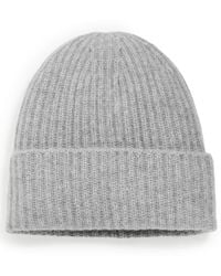 White + Warren - Cashmere Luxe Ribbed Beanie - Lyst