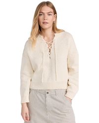 The Great - The Lace Up Pullover - Lyst