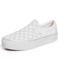 Vans - Classic Slip On Platform Sneakers - Lyst