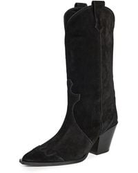 Aeyde - Ariel Cow Suede Leather Boots - Lyst