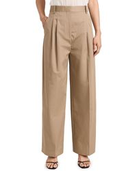 Rohe - Wide Leg Pleated Chino - Lyst