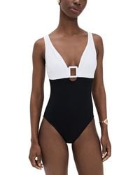 Karla Colletto - Mira V Neck Silent Underwire Tank With High Back One Piece - Lyst