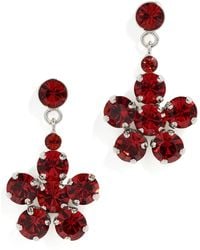 Simone Rocha - Mini Daisy Drop Earrings - Lyst