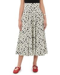 Rosie Assoulin - Floral Gathered Skirt - Lyst