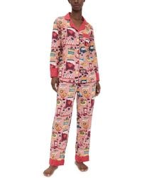 Printfresh - Long Sleeve Pajama Set - Lyst