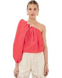 Nackiyé - Antiparos One Shoulder Shawl Top - Lyst