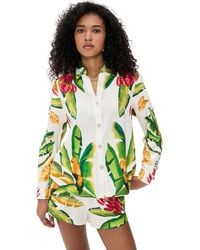 FARM Rio - Summer Foliage Button Down - Lyst