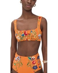 ALÉMAIS - Flores Balconette Top - Lyst
