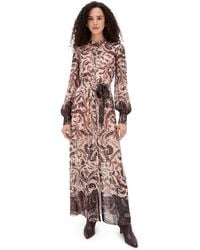 Hemant & Nandita - Shirt Dress With Belt And Slip - Lyst