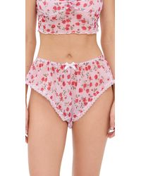 For Love & Lemons - Lottie Sleep Shorts - Lyst