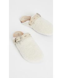 Rag & Bone Ansley Genuine Shearling Slingback Mule - Lyst
