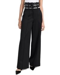 ROKH - Double Belt Detailed Trousers - Lyst