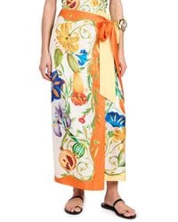 ALÉMAIS - Flores Sarong Skirt - Lyst