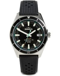 Shinola - Duck 3Hd, Rubber Strap Watch - Lyst