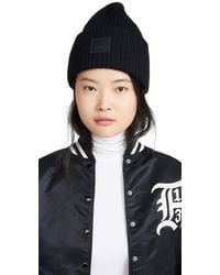 Acne Studios - Large Face Logo Beanie - Lyst