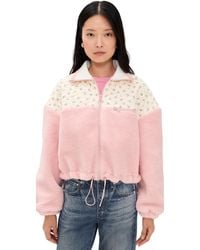 For Love & Lemons - Saide Sherpa Jacket - Lyst
