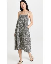 enza costa tiered dress