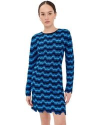 Escvdo - Solana Long Sleeve Crochet Mini Dress - Lyst
