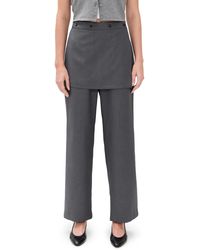Simonett - Skirt Overlay Trousers - Lyst