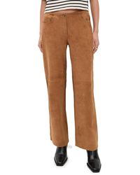 La Ligne - Suede Jenny Pants - Lyst