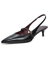 Tory Burch - Double T Buckle Mary Jane Heels - Lyst