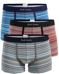 Paul Smith - 3 Pack Multi Stripe Trunks - Lyst