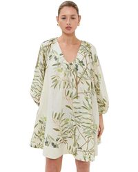 BERNADETTE - Georgette Short Dress Tree - Lyst