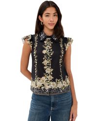 Alice + Olivia - Alice + Olivia Martel Blouse - Lyst