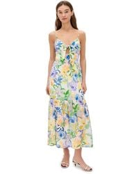 MINKPINK - Fable Tie Midi Dress - Lyst