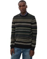 Barbour - Case Fair Isle Crew Neck Sweater - Lyst